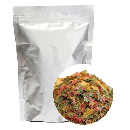 100G/Pack Tropical Ornamental Fish Thin Slice Food Aquarium Fish Feed Fish Seedling Fattening Food Family Fishing Accessories