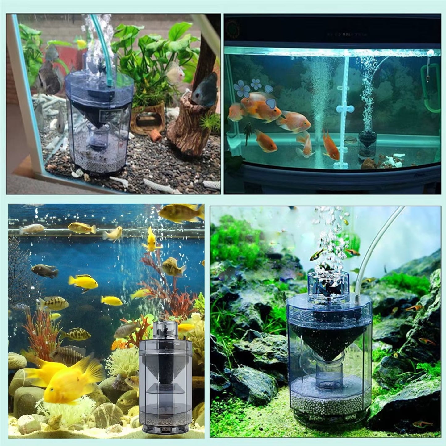 Fish Stool Suction Collector Fish Tank Filter Aquarium Tank Fully Automatic Fish Dung Suction Separator