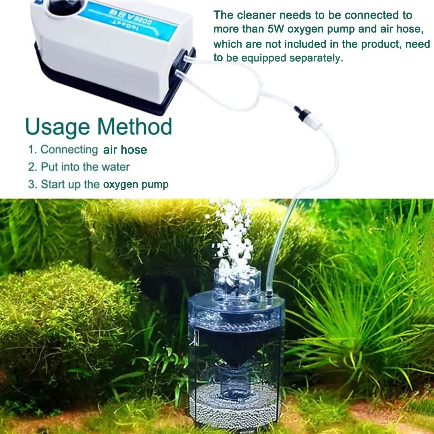 Fish Stool Suction Collector Fish Tank Filter Aquarium Tank Fully Automatic Fish Dung Suction Separator