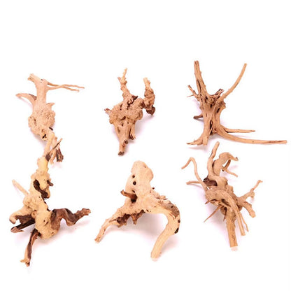 1 Pcs Wood Natural Trunk Driftwood Tree Aquarium Fish Tank Plant Stump Aquarium Fish Tank Ornament Landscaping Decoration