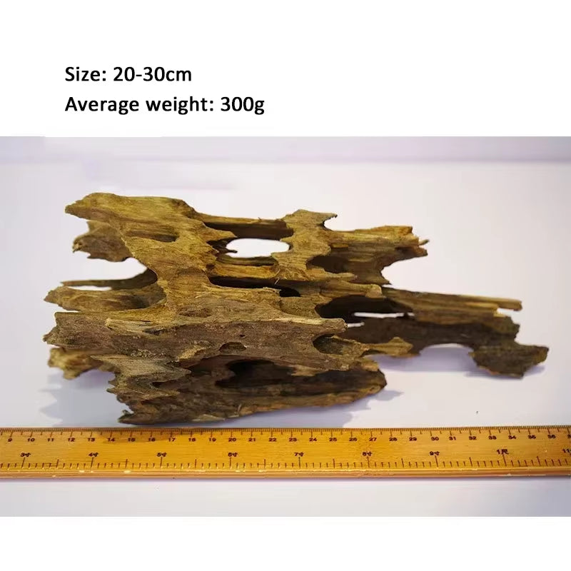 Fish Tank Decorations Natural Porous Wooden Driftwood Aquarium Decorations Crab Shrimp Fish Aquarium Accessories Wooden Product